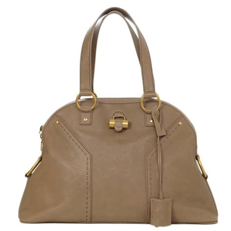 Yves Saint Laurent Muse Oversized Leather Tote Bag 